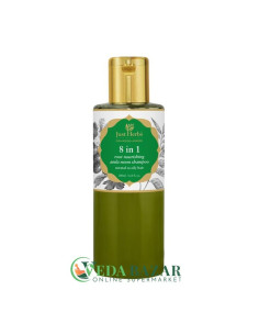 Питательный шампунь для корней волос «8 в 1» (8 in 1 Root Nourishing Amla Neem Shampoo), 200 мл, Джаст Хербс (Just Herbs)