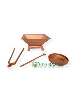 Купить Набор для Ягьи (Copper Hawan Kund), для Пуджа, 400 Гр, Индия