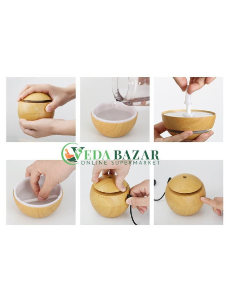 Купить Увлажнитель Воздуха (Essential Oil Diffuser), 10x10x10 См, Обол