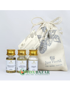Набор Против Перхоти "Триада", ( Anti Dandruff Trial Kit), Джаст Хербс (Just Herbs)