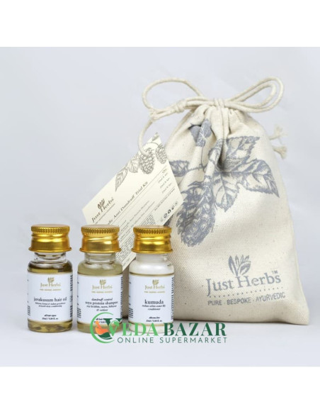 Набор Против Перхоти "Триада", ( Anti Dandruff Trial Kit), Джаст Хербс (Just Herbs)