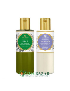 Набор Против Выпадения Волос "Дуэт", (Hair Fall Control Combo), Джаст Хербс (Just Herbs)