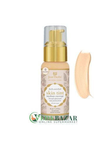 Обогащенный травами тинт для кожи Херб Энричд, (Herb Enriched Skin Tint), 40 мл, Джаст Хербс (Just Herbs)