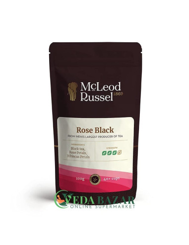 Чай Чёрный С Розой (Rose Black Tea) 100 гр, Маклеод Рассел (McLeod Russel)