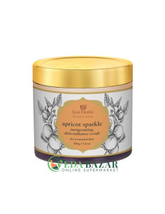 Скраб "Априкот спаркл" (Scrub "Apricot Sparkle"), для Сияния Кожи, 100 Гр, Джаст Хербс (Just Herbs)