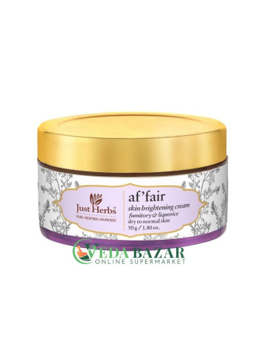 Омолаживающий Крем Для Лица "Эффеир" (Cream "Affair"), 50 Гр, Джаст Хербс (Just Herbs)