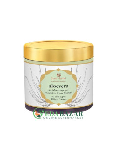 Гель Для Лица "Aloevera" (Face Gel "Aloevera"), С Огурцом И Соевым Лецитином, 100 Гр, Джаст Хербс (Just Herbs)