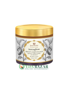 Маска для Глубокого Очищения Лица "Инстаглоу" (Facial Mask "Instaglow"), С Миндалем,150 Гр, Джаст Хербс (Just Herbs)