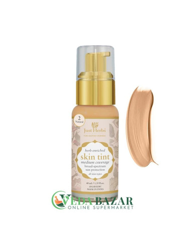 Обогащенный травами тинт для кожи Херб Энричд, (Herb Enriched Skin Tint), 40 мл, Джаст Хербс (Just Herbs)