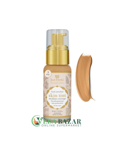 Обогащенный травами тинт для кожи Херб Энричд, (Herb Enriched Skin Tint), 40 мл, Джаст Хербс (Just Herbs)