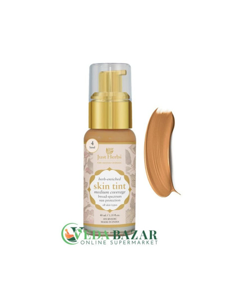 Обогащенный травами тинт для кожи Херб Энричд, (Herb Enriched Skin Tint), 40 мл, Джаст Хербс (Just Herbs)