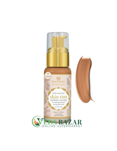 Обогащенный травами тинт для кожи Херб Энричд, (Herb Enriched Skin Tint), 40 мл, Джаст Хербс (Just Herbs)