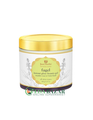 Увлажняющий Гель для Лица "Фагел" ("Fagel" Face Gel), 100 Гр, Джаст Хербс (Just Herbs)