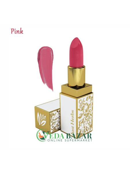 Аюрведическая Помада Херб Энричд (Herb Enriched Ayurvedic Lipstick), 4 гр, Джаст Хербс (Just Herbs)