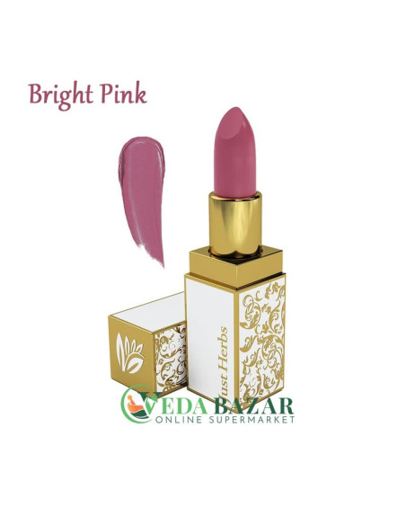 Аюрведическая Помада Херб Энричд (Herb Enriched Ayurvedic Lipstick), 4 гр, Джаст Хербс (Just Herbs)