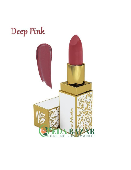 Аюрведическая Помада Херб Энричд (Herb Enriched Ayurvedic Lipstick), 4 гр, Джаст Хербс (Just Herbs)