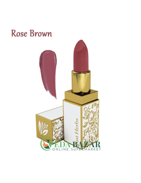Аюрведическая Помада Херб Энричд (Herb Enriched Ayurvedic Lipstick), 4 гр, Джаст Хербс (Just Herbs)