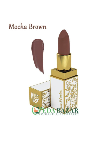 Аюрведическая Помада Херб Энричд (Herb Enriched Ayurvedic Lipstick), 4 гр, Джаст Хербс (Just Herbs)