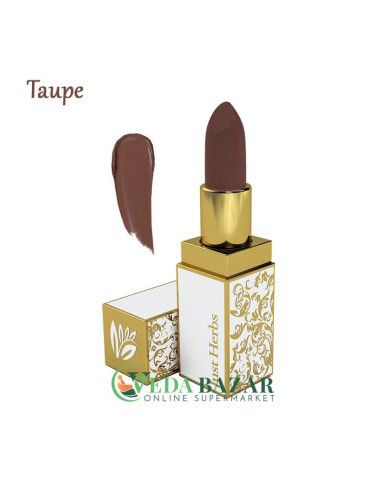 Аюрведическая Помада Херб Энричд (Herb Enriched Ayurvedic Lipstick), 4 гр, Джаст Хербс (Just Herbs)