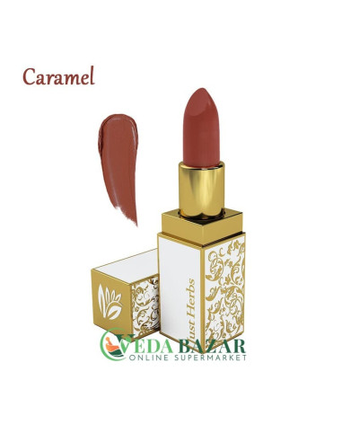 Аюрведическая Помада Херб Энричд (Herb Enriched Ayurvedic Lipstick), 4 гр, Джаст Хербс (Just Herbs)