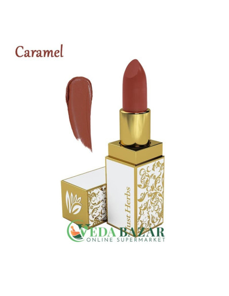 Аюрведическая Помада Херб Энричд (Herb Enriched Ayurvedic Lipstick), 4 гр, Джаст Хербс (Just Herbs)