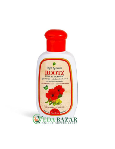 Натуральный Шампунь для Волос Рутз (Rootz), 100 Мл, Раджах Аюрведа (Rajah Ayurveda)