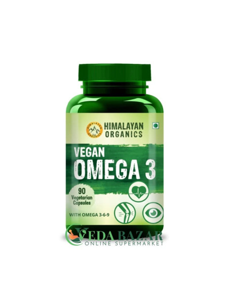 Омега 3 (Omega 3), Для Мышц, Костей, Сердца И Кожи, 90 Капсул, Хималаян Органикс (Himalayan Organics)