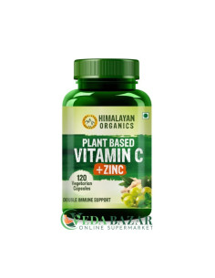 Витамин С для Иммунитета (Vitamin C), 120 Капсул, Хималаян Органикс (Himalayan Organics)