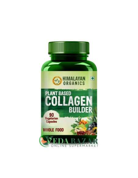 Растительный Коллаген (Plant Based Collagen Builder), 90 Капсул, Гималайская Органика (Himalayan Organics)