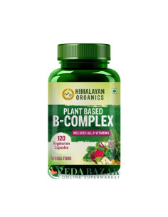 Комплекс Витаминов Группы В, (Organic B-Complex Vitamins), 120 Капсул, Хималаян Органикс (Himalayan Organics)
