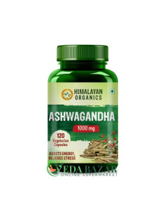Ашваганда (Ashwagandha), 120 Капсул, Гималайская Органика (Himalayan Organics)