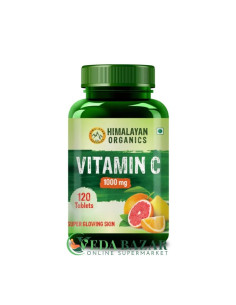 Витамин С (Vitamin C), для иммунитета, 120 таб, Хималаян Органикс (Himalayan Organics)