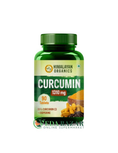 Купить Куркумин (Curcumin), Противовоспалительное, 90 Таб, Himalayan Organics