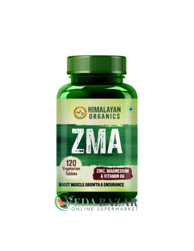 Цинк, Магний и Витамин В6 (Zinc, Magnesium & Vitamin B6), 120 Таблеток, Гималайская Органика (Himalayan Organics)