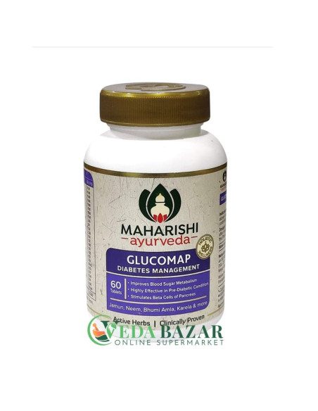 Средство от Диабета Глюкомап (Glucomap), 60 Таб, Махариши Аюрведа (Maharishi Ayurveda)