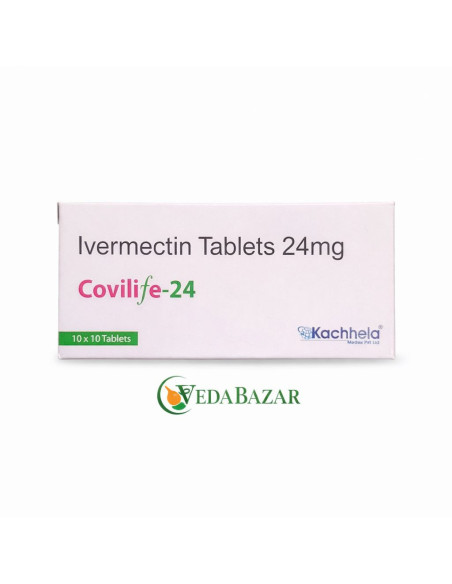Ковилайф-24 (Covilife-24), 24 мг, 100 таблеток, противопаразитарный препарат (Kachhela)