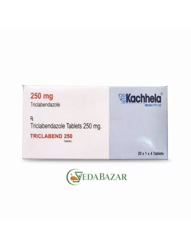 Триклабенд (Triclabend) 250 мг, 80 таб. (20 блистеров по 4 таб.), от паразитов (Kachhela)