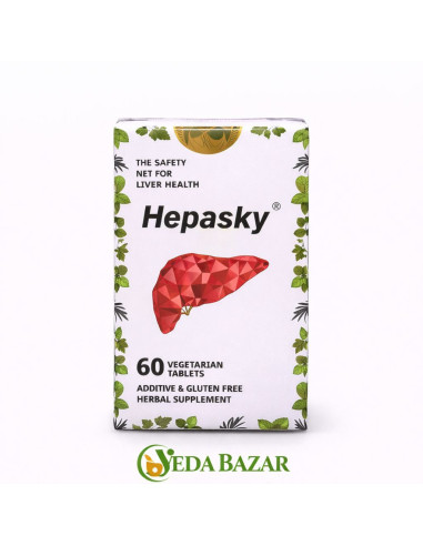 Хепаски (Hepasky), 60 таблеток, поддержка печени (Indisky Herbs, Индия)
