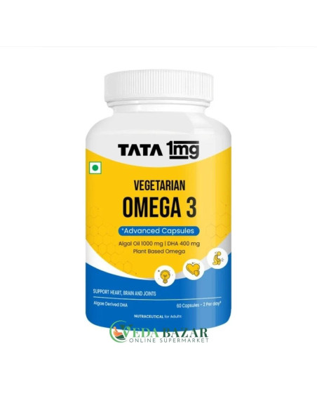 Омега-3 DHA 400 мг (из масла морских водорослей), 60 капсул (TATA 1mg)