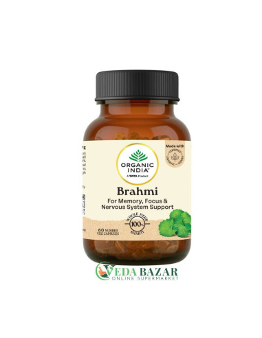 Брахми (Brahmi), 60 кап, Органик Индия (Organic India)