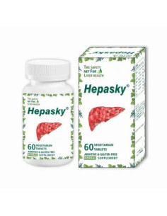 Хепаски (Hepasky), 60 таблеток, поддержка печени (Indisky Herbs, Индия)