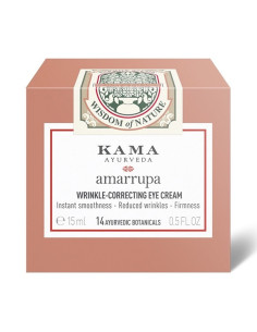 Крем для век антивозрастной Амарупа (Amarrupa), Kama Ayurveda, 15 мл, для кожи 35+, точечная коррекция морщин и лифтинг, Индия 2