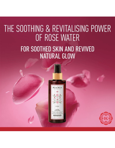 Розовая вода Kama Ayurveda 50 мл для тонизирования