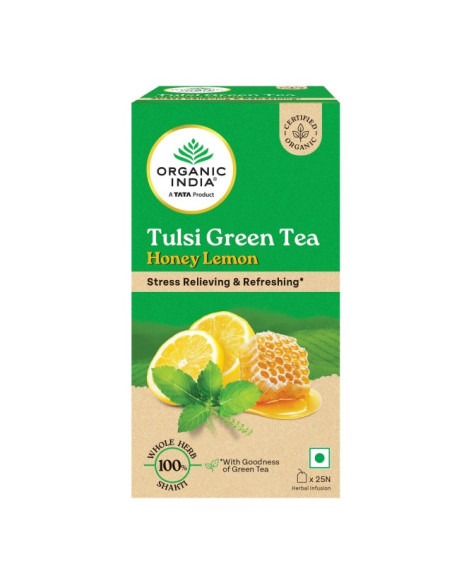 купить Туласи Имбирь в пакетиках (Tulsi Ginger), 25 шт, Органик Индия (Organic India)