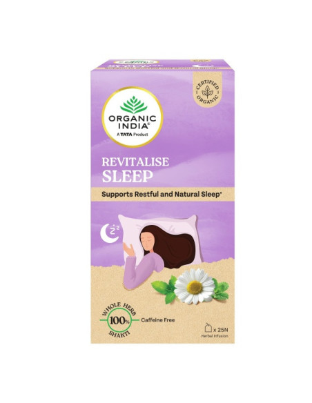 Чай для сна в пакетиках (Sleep tea), 25 шт, Органик Индия (Organic India)
