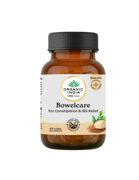 Боуэлкэр (Bowelcare) — для здоровья кишечника, 60 капсул, Органик Индия (Organic India)