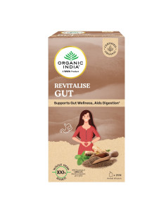 Чай с пробиотиком Ревиталайз Гат (Revitalise Gut), для здоровья кишечника, 25 пак., Органик Индия (Organic India)