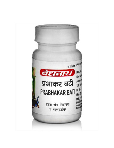 Прабхакар Вати (Prabhakar Bati), 80 таб, Байдианат (Baidyanath)
