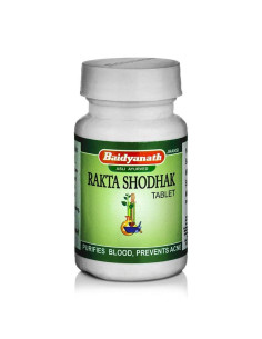 Препарат от Кожных Заболеваний Ракта Шодхак (Rakta Shodhak), 50 Таб, Баидианатх (Baidyanath)