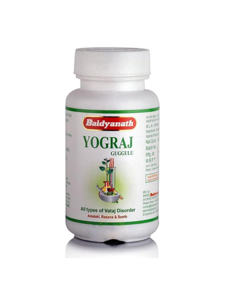 Йогарадж Гуггул (Yograj Guggulu), 120 таб, Байдианат (Baidyanath)